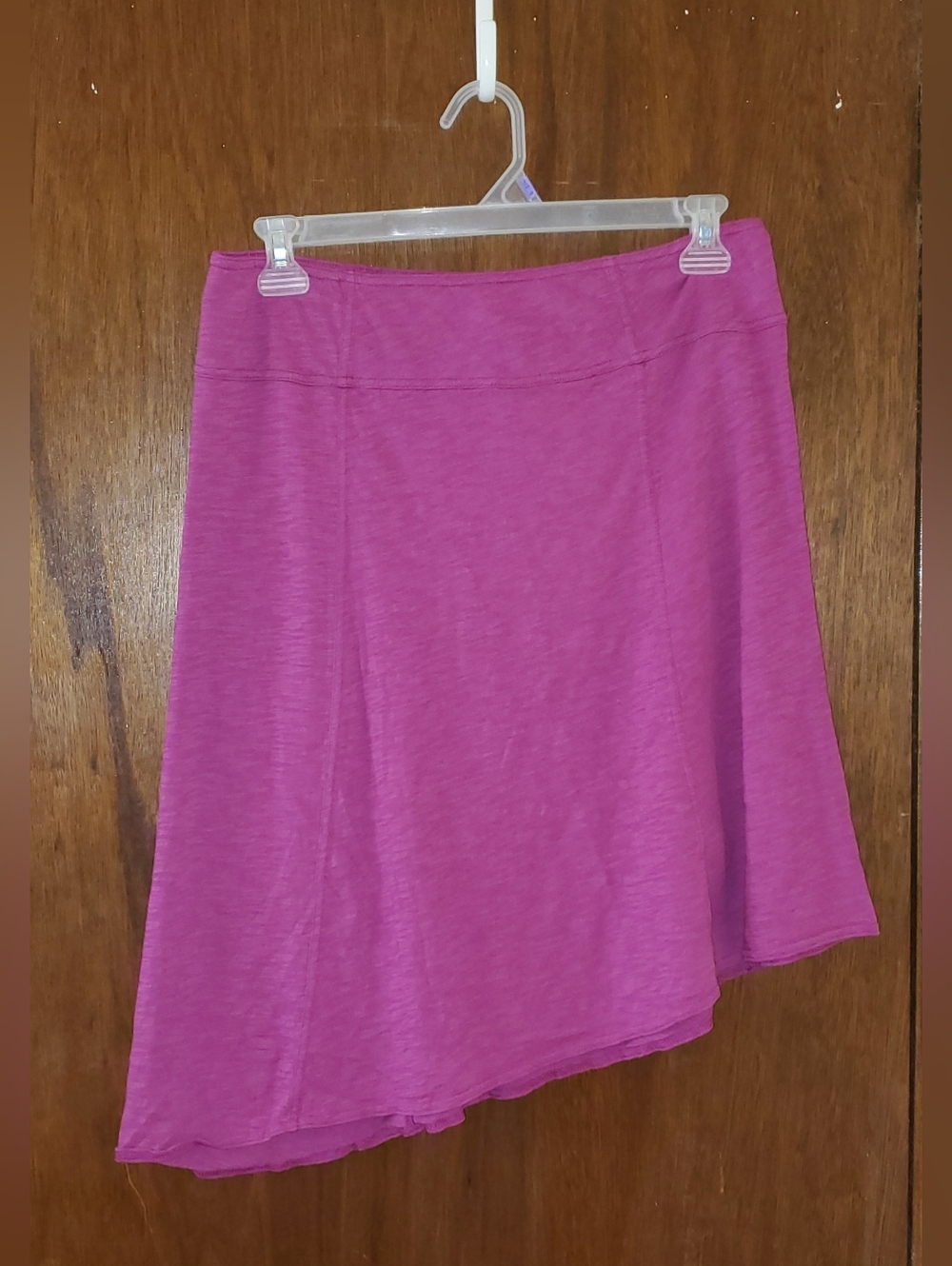 Prana Magenta Asymmetrical Skirt Sz Large